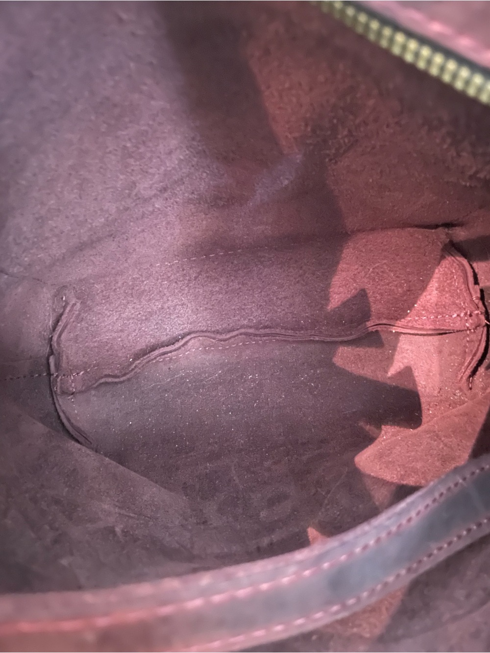 AP Portland Leather mini crossbody tote in Merlot! - Picture 7 of 7